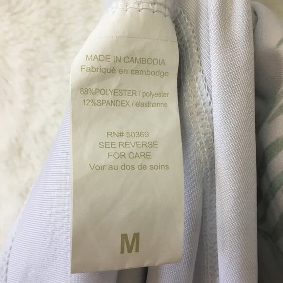 Jockey Mint Fern Leaf Plant Pattern Leggings - Picture 8 of 10